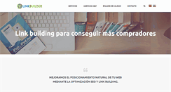 Desktop Screenshot of linkbuilder.es